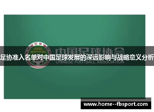 足协准入名单对中国足球发展的深远影响与战略意义分析